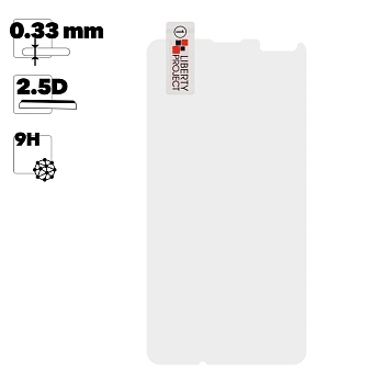 Защитное стекло "LP" для Nokia Lumia 640 Tempered Glass 0.33 мм, 2.5D, 9H (ударопрочное)